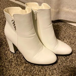 COPY - White ankle boots